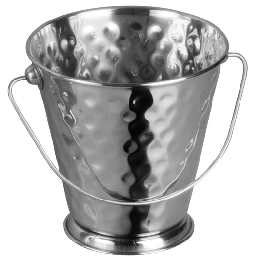Stainless Steel Mini Pail - Hammered, 5"