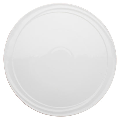 Mazarri 11" Dia Porcelain Round Plate - Bright White (12 pieces/case)