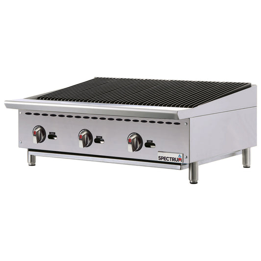 NGCB-36R - Spectrum Gas Charbroiler, 36" Wide, Natural / LP
