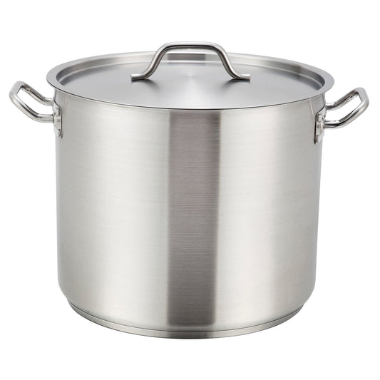 SST-80 - Stainless Steel Stock Pot with Cover - 80 Quart
