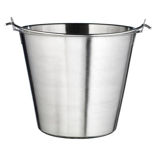Utility Pail, 13 Quart, Stainless Steel