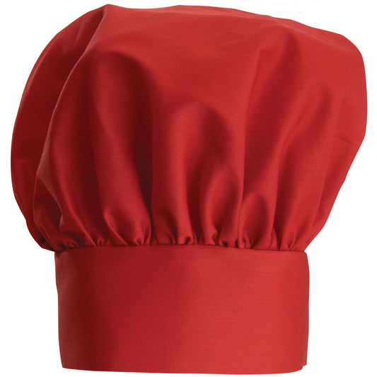 Chef Hat, Velcro Closure - Red