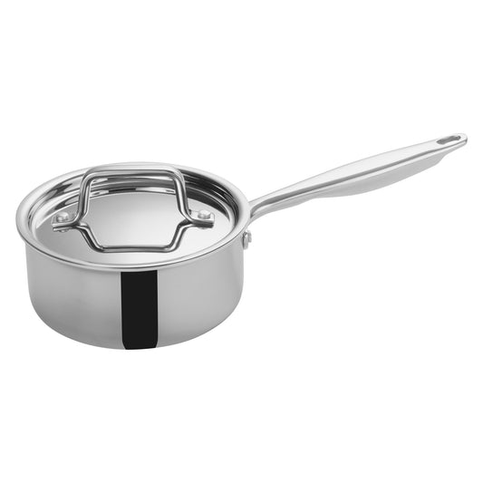 Tri-Gen Tri-Ply Stainless Steel Sauce Pan with Cover - 1-1/2 Quart