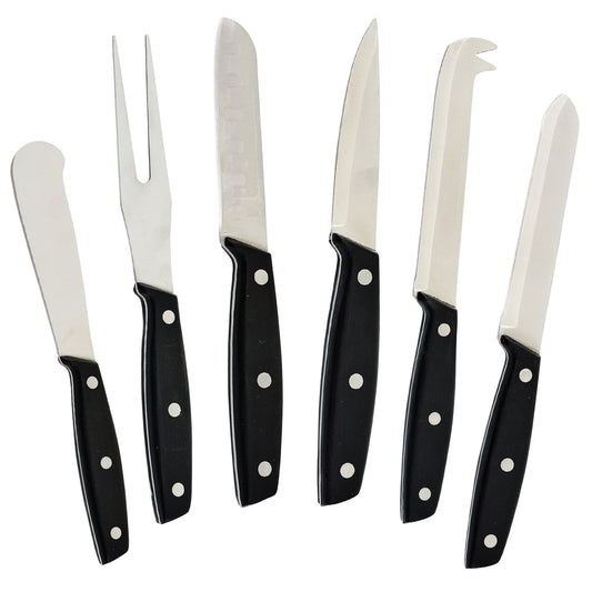Cheese Knife Set with POM Handles