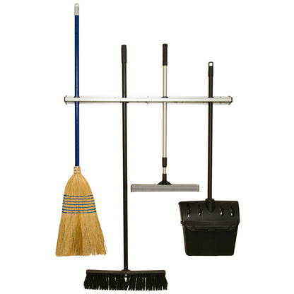 MHH-24 - 24" Mop/Broom Rack with Rubber Bristles
