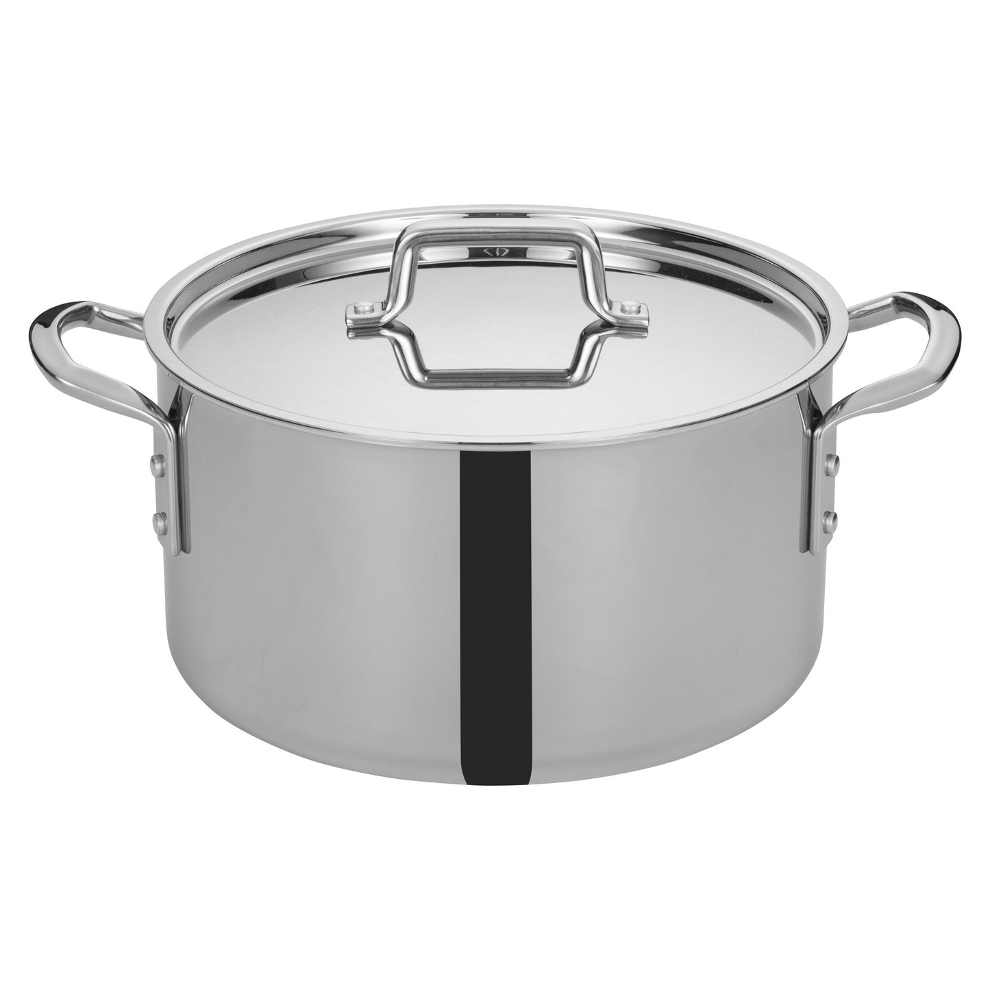 Tri-Gen Tri-Ply Stainless Steel Stock Pot with Cover - 12 Quart