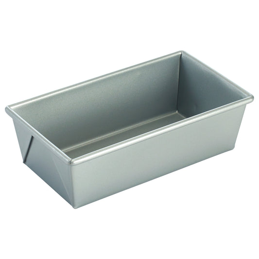 Aluminized Steel Loaf Pans with Silicone Glaze - 1 lb, 8-1/2" x 4-1/2" x 2-3/4"