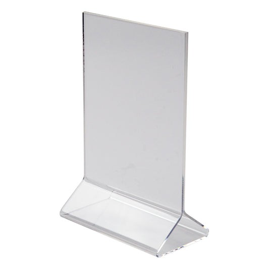 Double-Sided Clear Acrylic Menu Stand - 4" x 6"