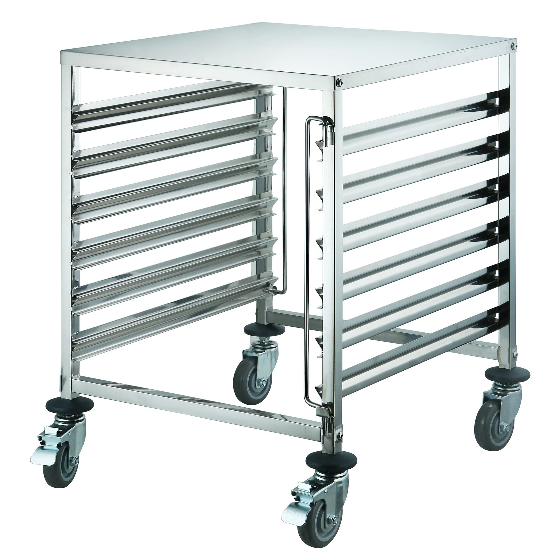 12-Tier Side-Load Steam/Food Pan Rack with Brakes – Winco