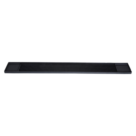 Bar Rail Spill Mat, 27" x 3-1/4" - Black