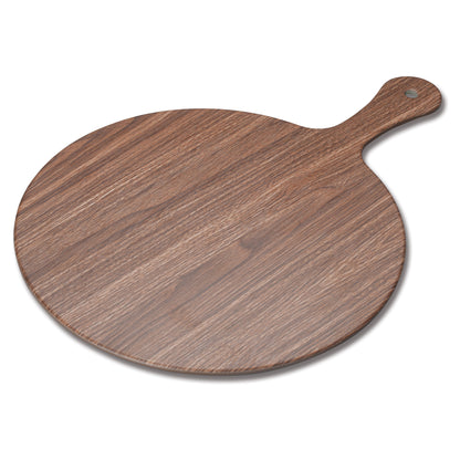 11-7/8"Dia Melamine Round Platter, Wood, 12pcs/case