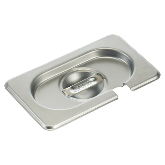 Stainless Steel Gastronome 1/9th Steam Pan Cover for SPJH-906GN, Slotted
