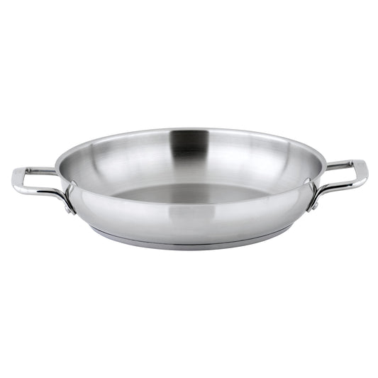 SSOP-12 - Stainless Steel Omelet Pan - 12-1/2" Dia