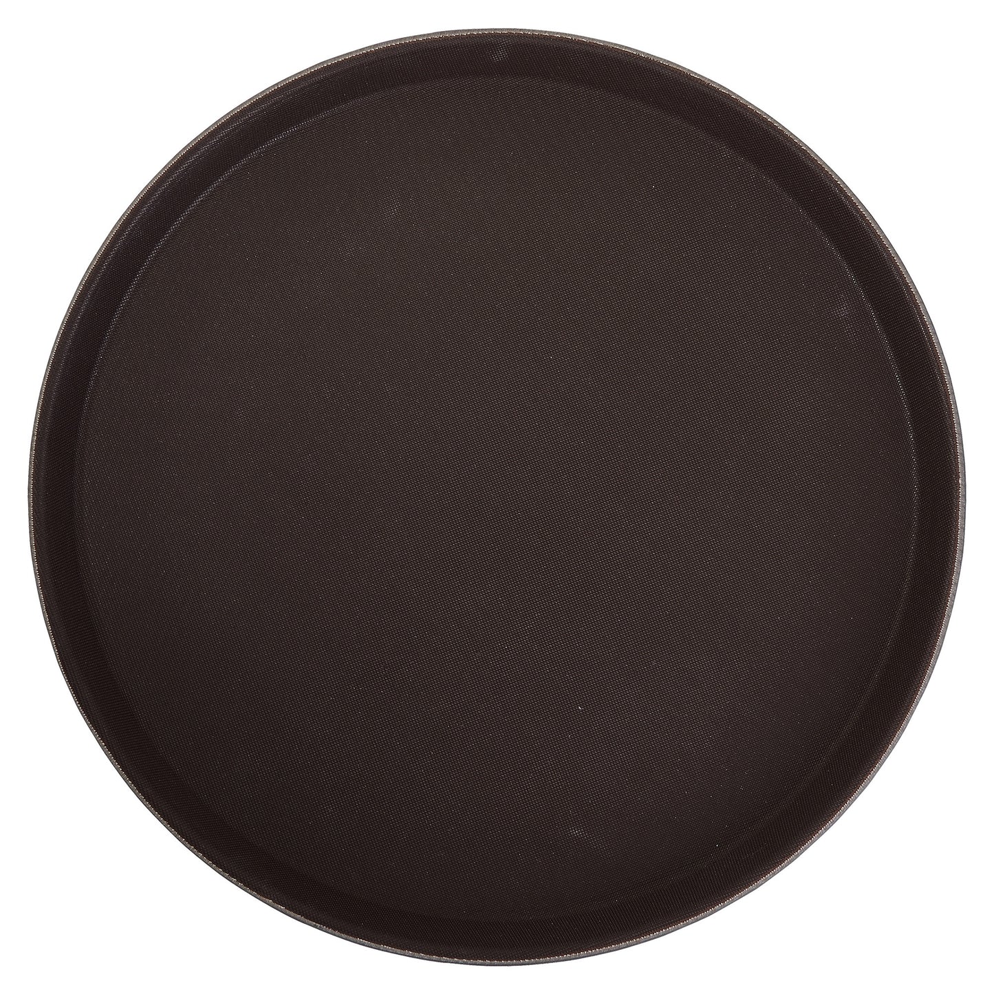 Easy-Hold 16" Round Rubber-Lined Plastic Tray