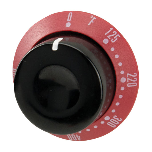 Temperature Knob Insert, Includes Red Ring and Black Knob, for EPG-2,ESG,EPO-1