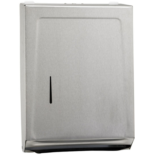 Multi-Fold Paper Towel Metal Dispenser - Stainless Steel