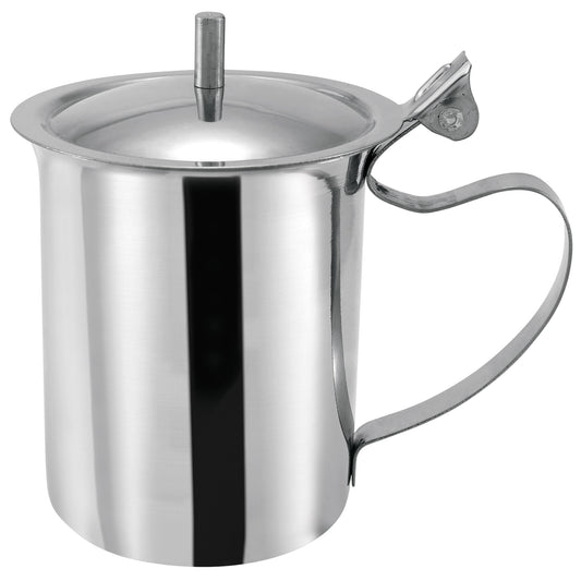 SCT-10 - 10oz Creamer Server with Knob, Stainless Steel