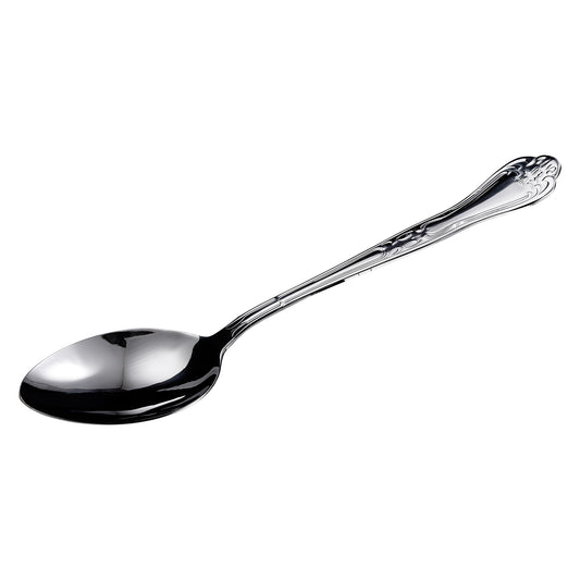 11" Solid Spoon, Stainless Steel
