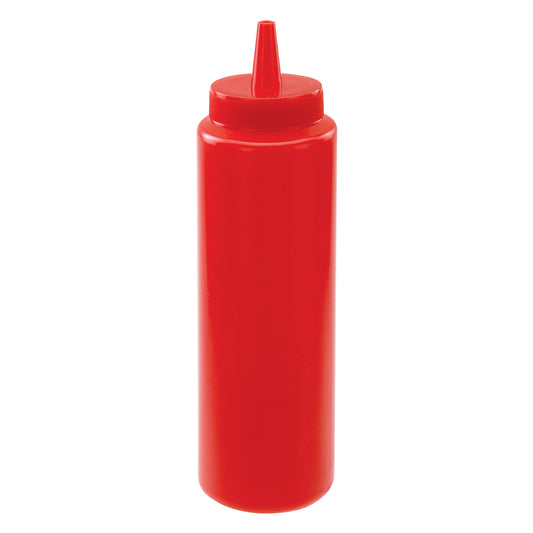 Regular Squeeze Bottles - 8 oz, Red