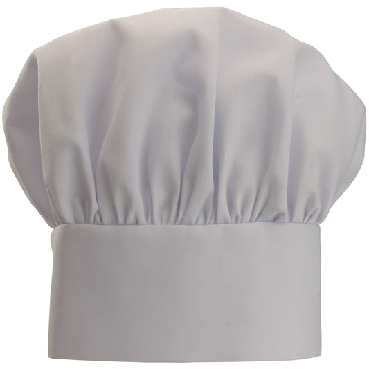Chef Hat, Velcro Closure - White