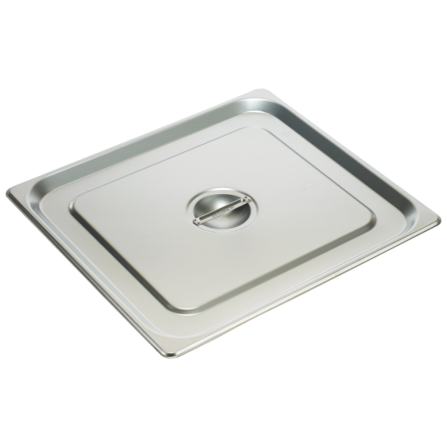 18/8 Stainless Steel Steam Pan Cover, Solid - Two-Thirds (2/3)