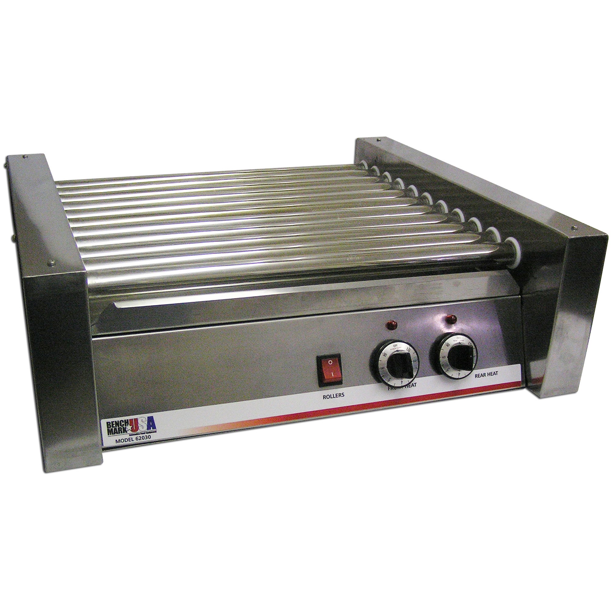 62030 - BenchmarkUSA 30-Dog Hot Dog Roller Grill – Winco
