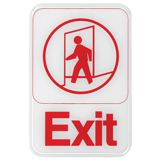 Information Sign, 6"W x 9"H - Exit