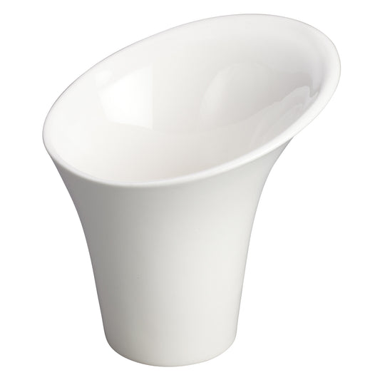 5"Dia. x 5"H Porcelain Snack Cup, Creamy White, 24 pcs/case