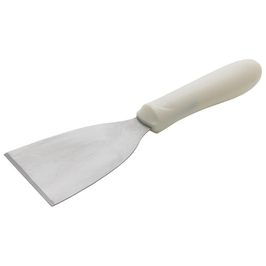 TWP-32 - Scraper, White Polypropylene Handle - 4-1/2" x 3-1/8"