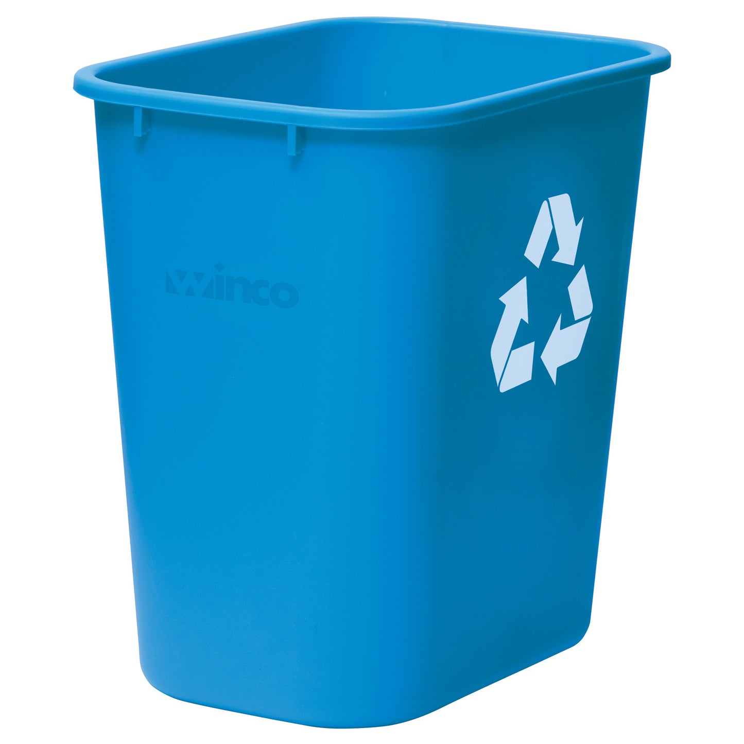 PWR-28L - Waste Baskets - 28 Quart, Blue-Recycle