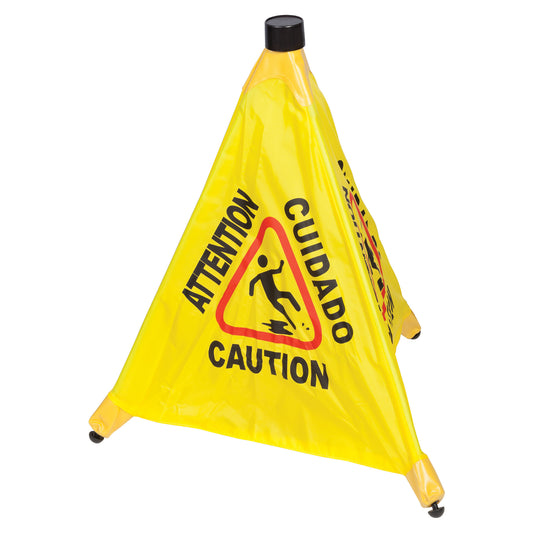 Caution Sign, Pop-up Safety Cone