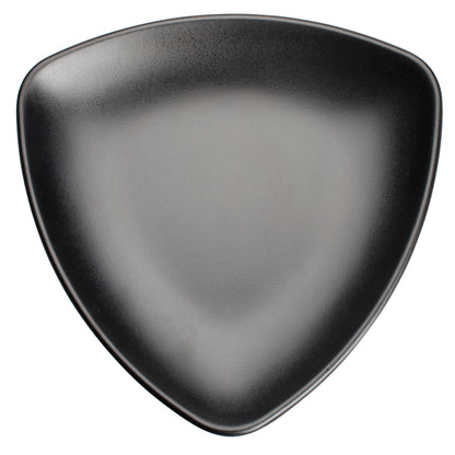 WDM015-302 - 9" Melamine Triangular Plate, Black, 24pcs/case