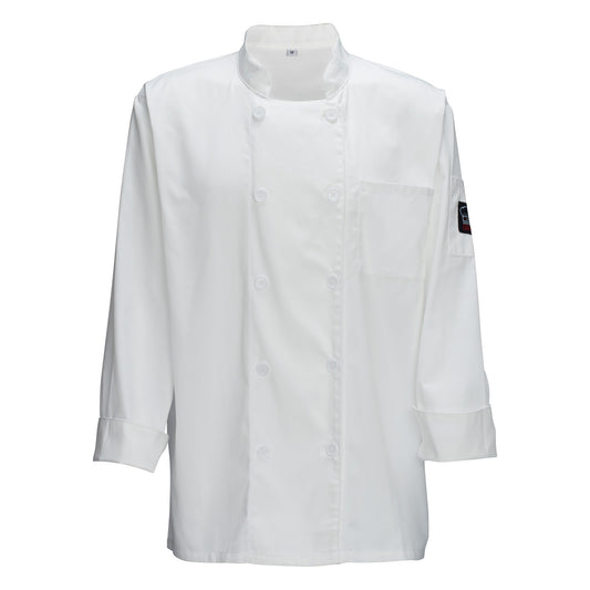 Universal Fit Chef Jacket, White - Medium