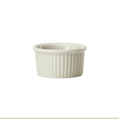 FRR-1-AW - Porcelain Fluted Ramekin, 1 oz - American White (72 Pieces/Case)