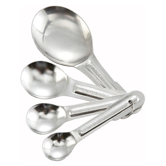 Measuring Spoon Set, 4-piece, Economy, Stainless Steel