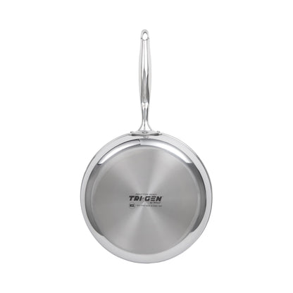 TGFP-12PR - TRI-GEN, 12" Fry Pan, Pro-Release Non-Stick, Tri-ply, Induction Ready, 18/8 SS, NSF, PFAS-Free