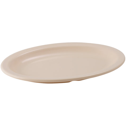 Melamine 9-3/4" x 6-3/4" Oval Platter - Tan
