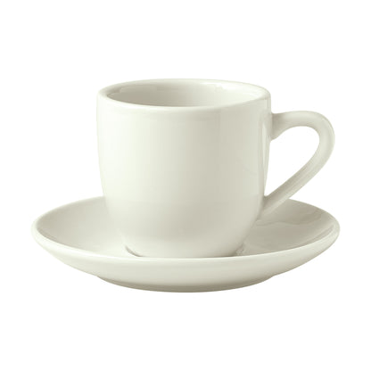 BSC-45RE-AW - Porcelain Rolled Edge Saucer, Porcelain - American White (36 Pieces/Case)