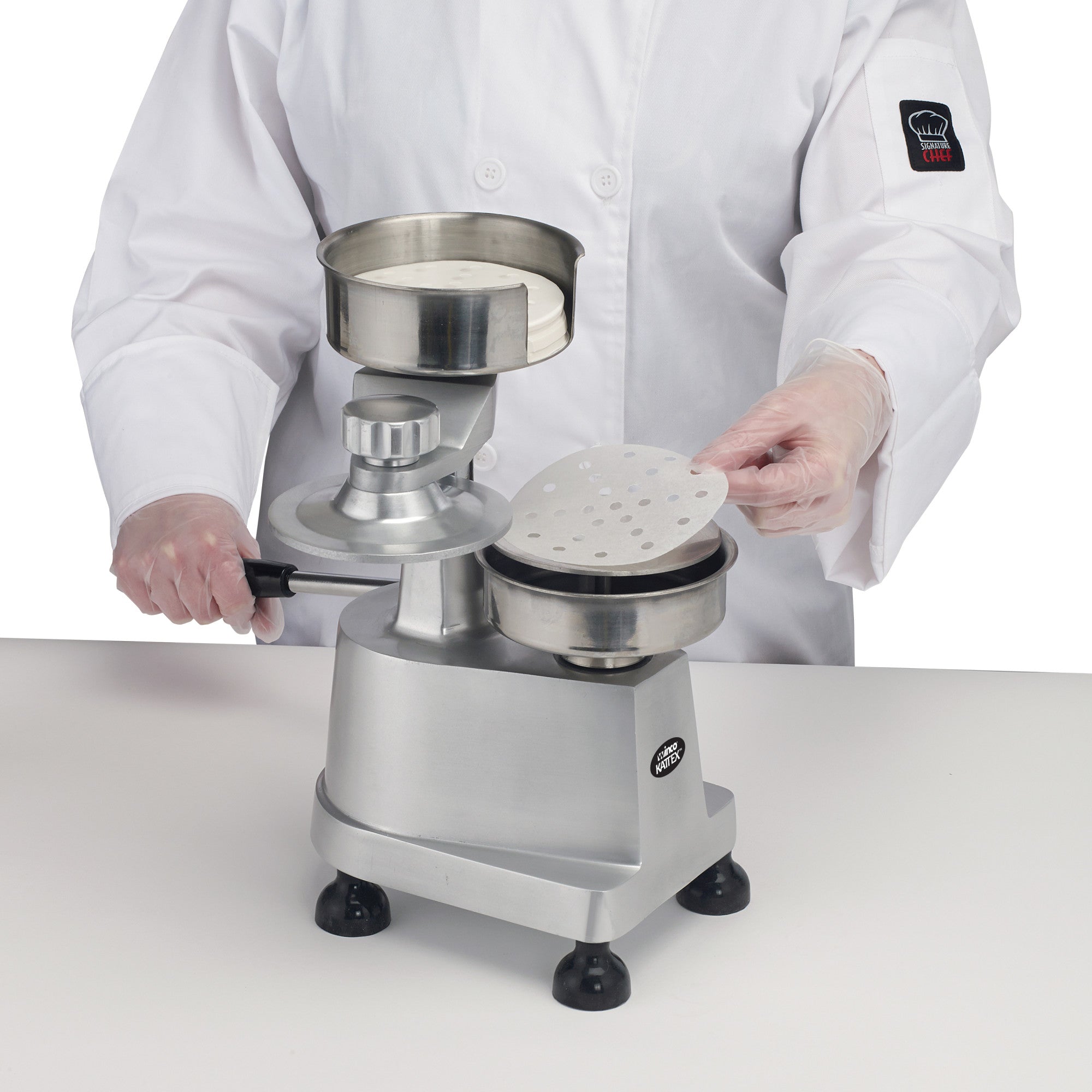 HBP-3 - KATTEX Heavy-Duty Burger Patty Press – Winco