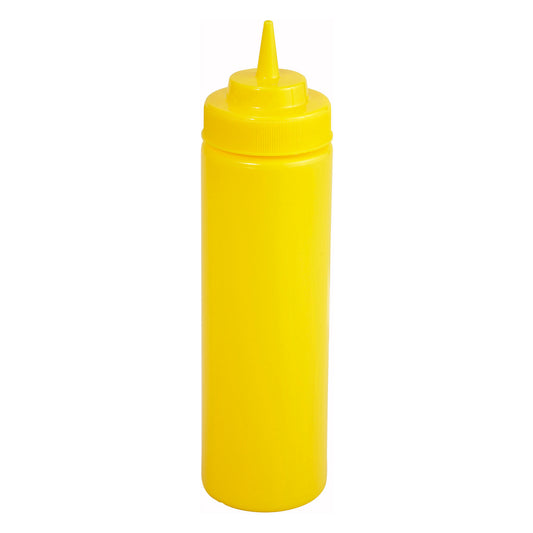 12oz Wide-Mouth Squeeze Bottles - Yellow