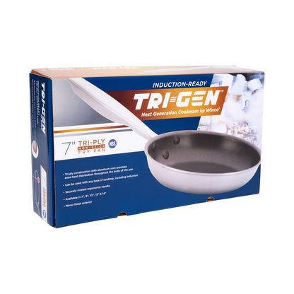 TGFP-7NS - Tri-Gen Tri-Ply Stainless Steel Fry Pan, Non-Stick - 7" Dia