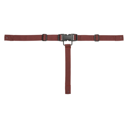 CHH-4 - High Chair Straps, Includes: 2 Pc Seat Belts & 1 Pc Center Strap, Garnet