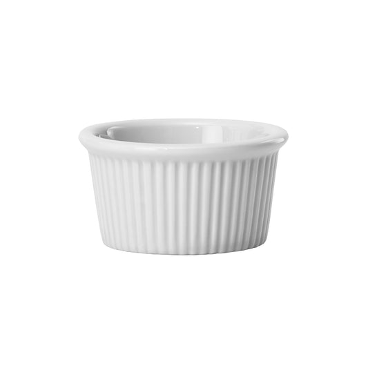 FRR-275 - Fluted Ramekin, 2-3/4 oz. White Porcelain, 48 Pieces/Case