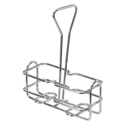 WH-3 - Chrome-Plated Cruet Rack for 6 oz Oil/Vinegar Bottles