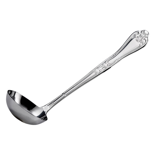 9" Gravy & Soup Ladle, 2 Ounce, Stainless Steel