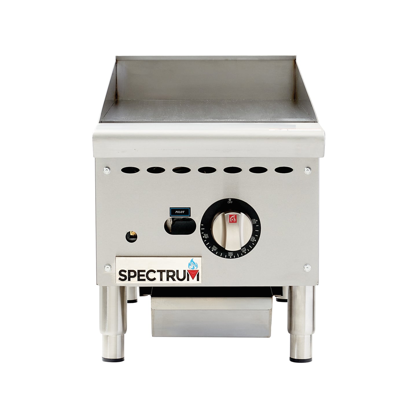 NGGD-12T - Spectrum 12" Natural Gas Griddle with Thermostatic Controls