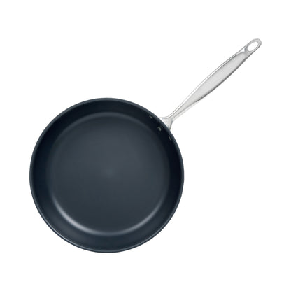 TGFP-12PR - TRI-GEN, 12" Fry Pan, Pro-Release Non-Stick, Tri-ply, Induction Ready, 18/8 SS, NSF, PFAS-Free