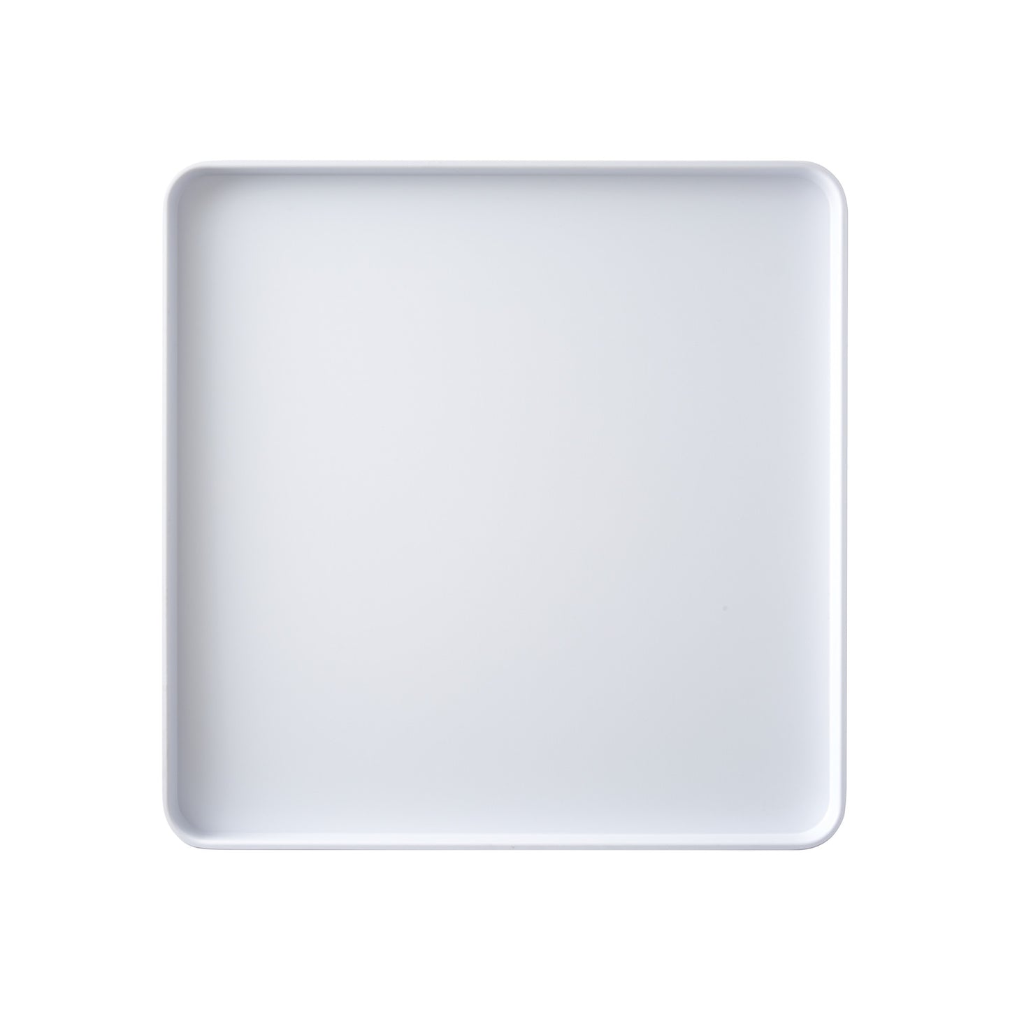 MMP-1414W - Melamine Platter, 14in L x 14in W x 1in H, Square, White