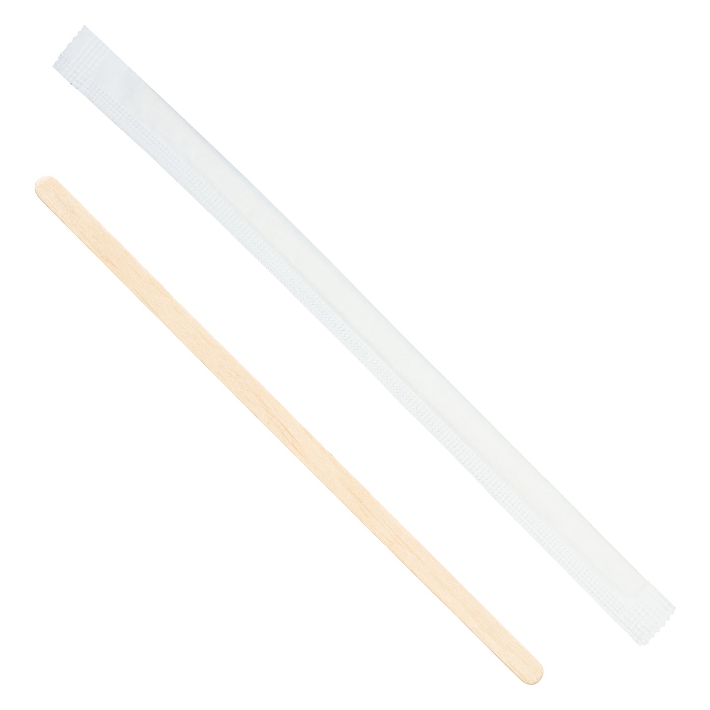 PK-CS7W - Wooden Coffee Stirrers, 7-1/2"L, 1,000 Pieces Individually Wrapped
