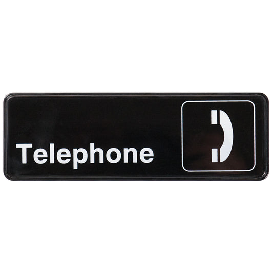 Information Signs, 9"W x 3"H - SGN-325 - Telephone